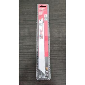 Milwaukee 48-00-5093 8 in 8/12 TPI Sawzall Blades 5 Pk